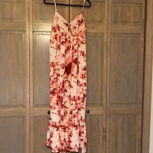 Shein pink maxi dress